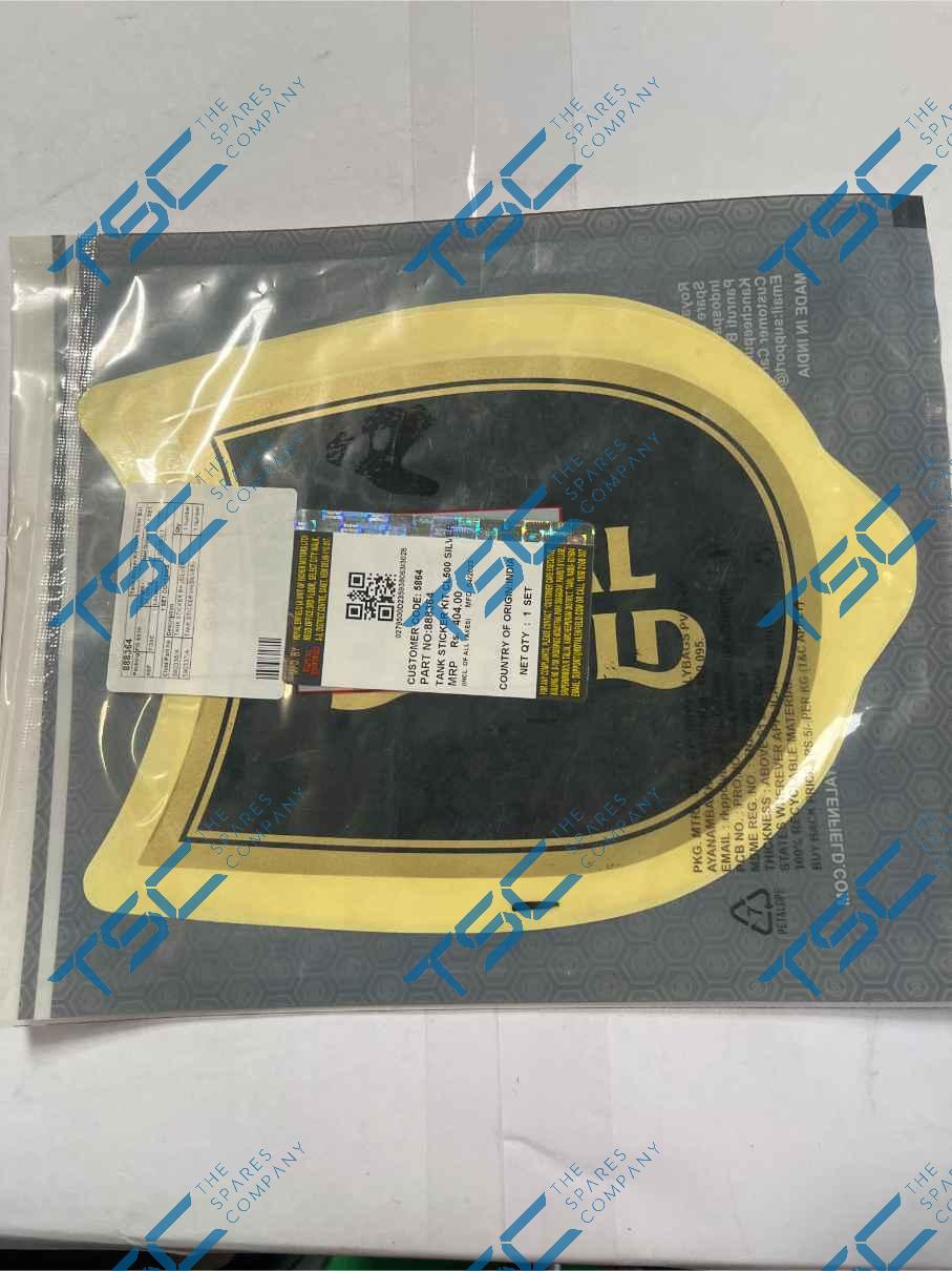 Tank Sticker Kit Cl500 Silver BVI