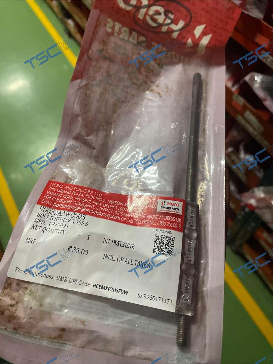 BOLT B STUD 7 X 195.5