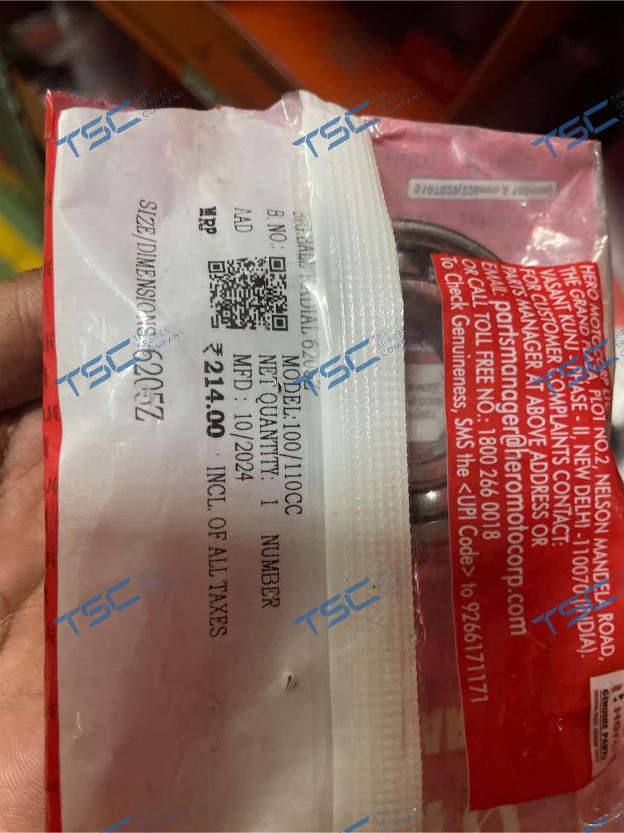 BRG., BALL RADIAL, 6205Z