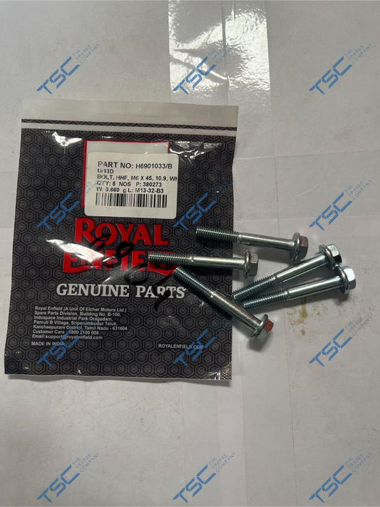 ROYAL ENFIELD_BOLT| HHF| M6 X 45| 10.9| WHT