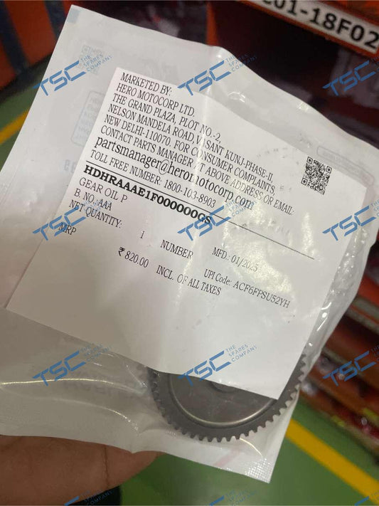 GEAR OIL PUMP DRIVEN