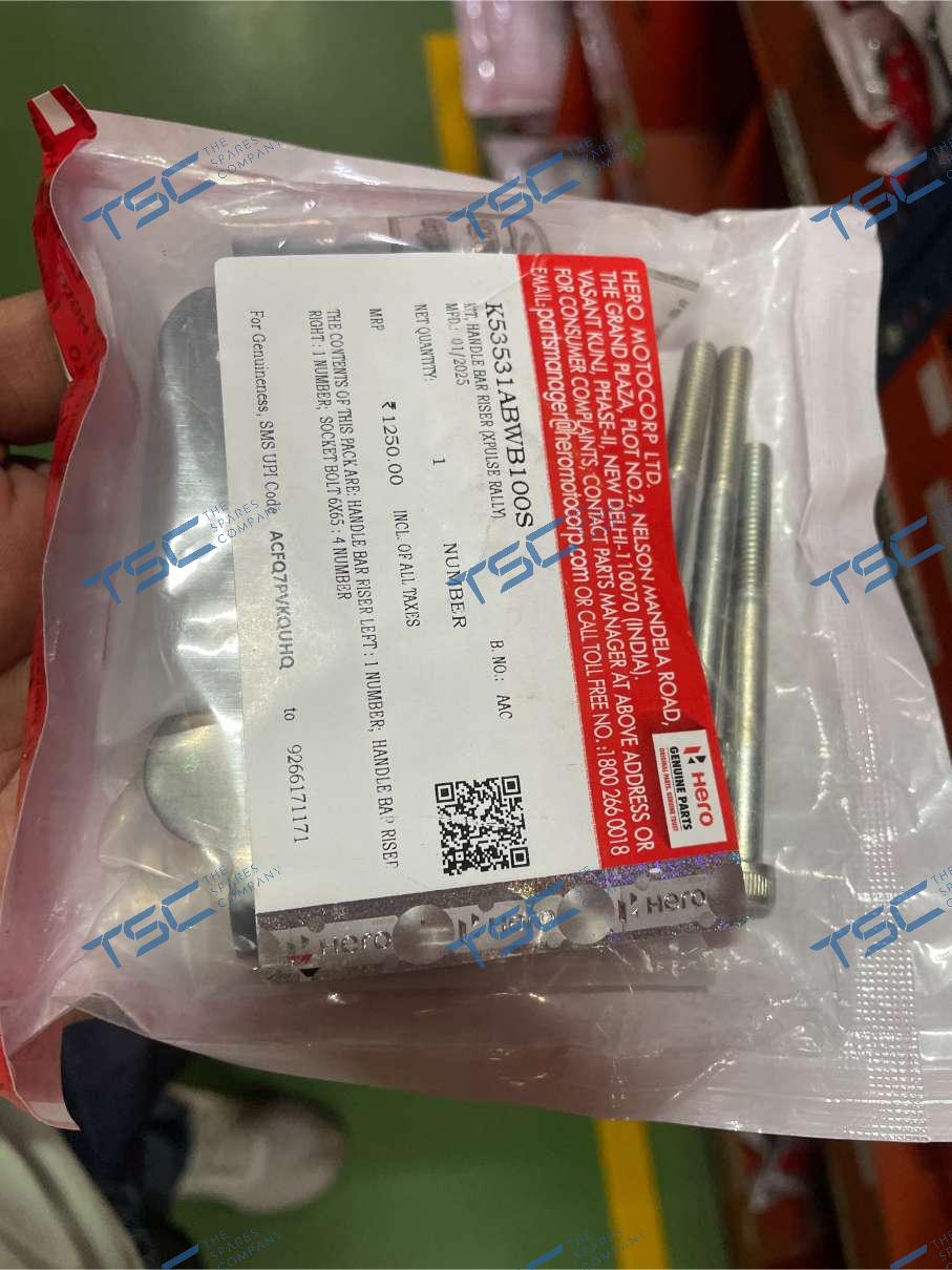 KIT, HANDLE BAR RISER (XPULSE RALLY)