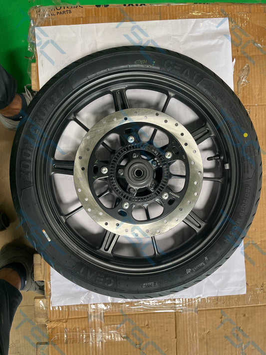 ROYAL ENFIELD_FRONT WHEEL ASSEMBLY