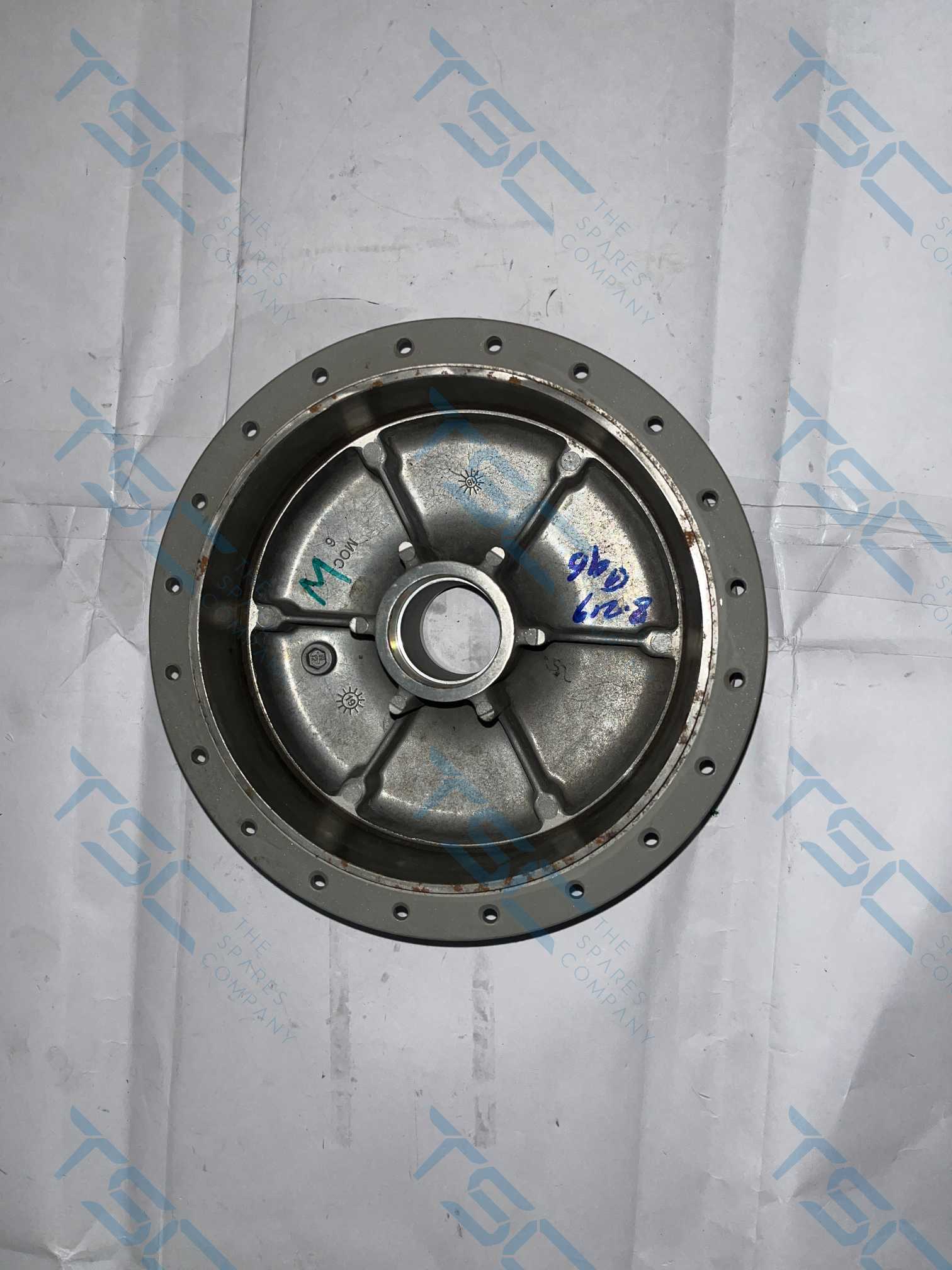 Front Hub Brake Drum - TEXTURE SILVER