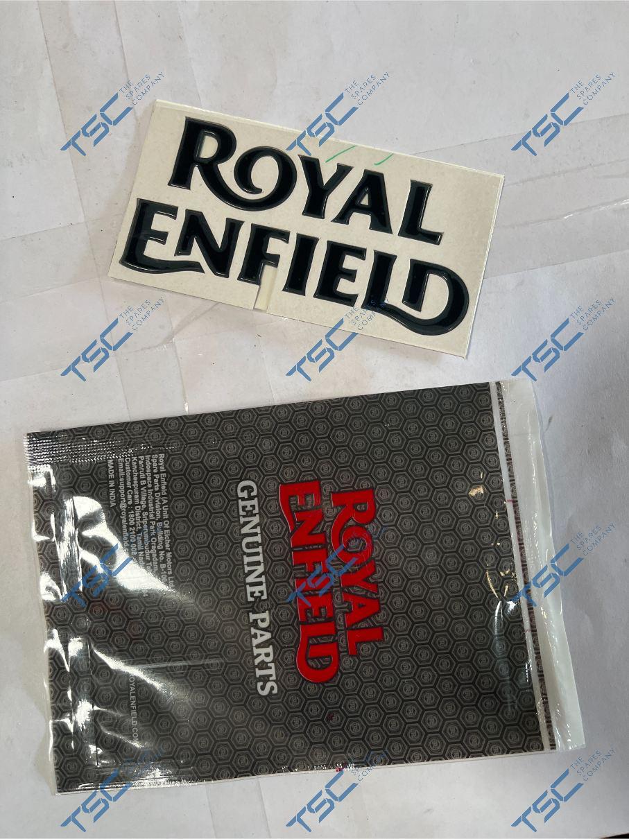 ROYAL ENFIELD_DECAL - TANK - GLOSS BLACK