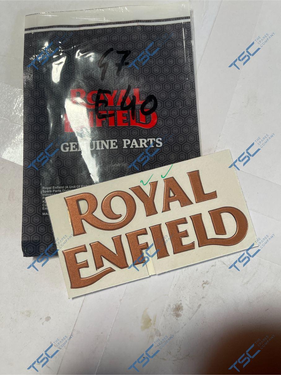 ROYAL ENFIELD_DECAL 2.5D - TANK TOYOTA COPPERMET