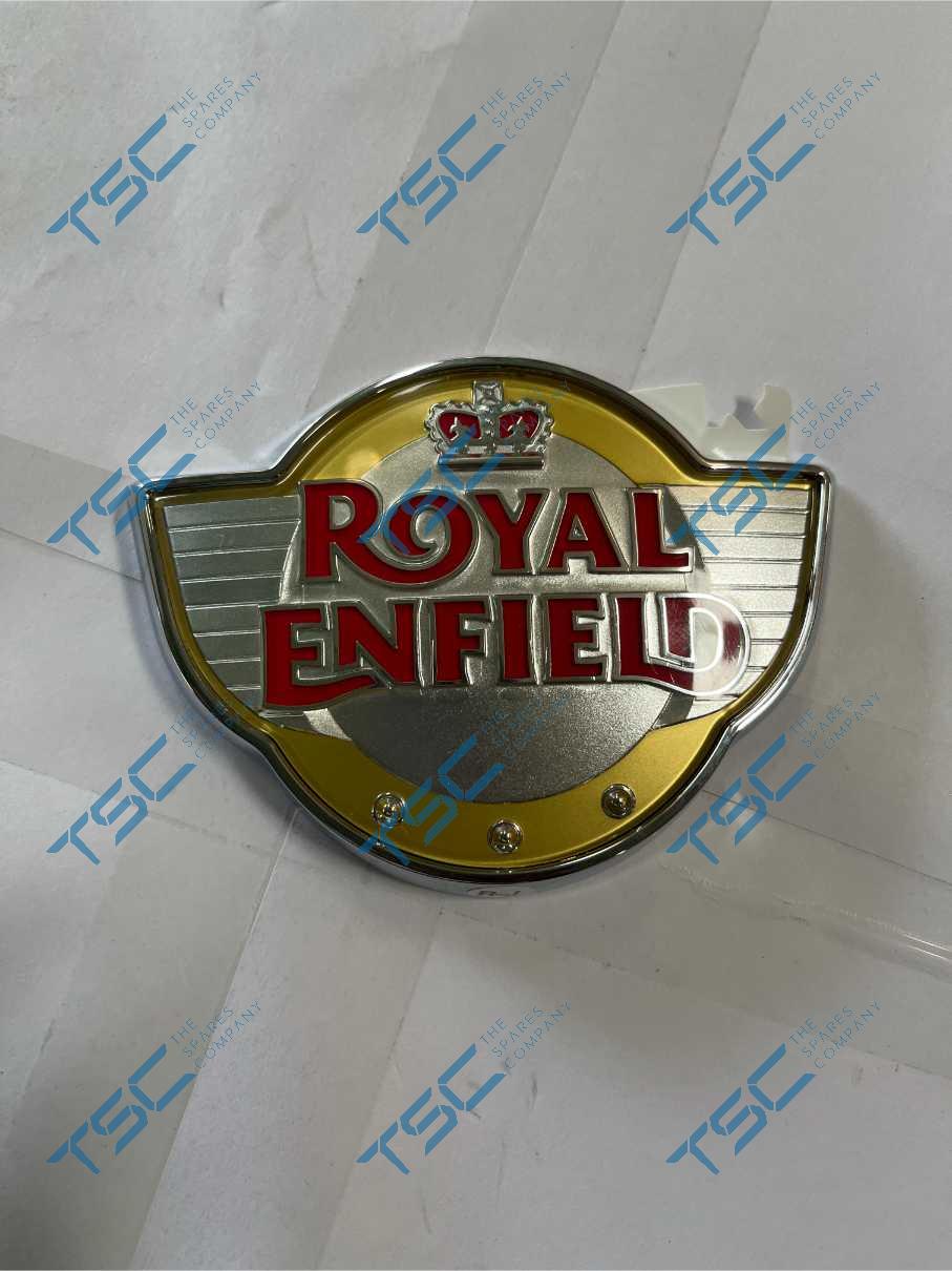 ROYAL ENFIELD_3D CHROME BADGE|FUEL TANK|RH