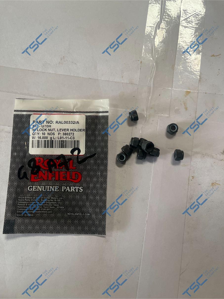 ROYAL ENFIELD_NYLOCK NUT| LEVER HOLDER