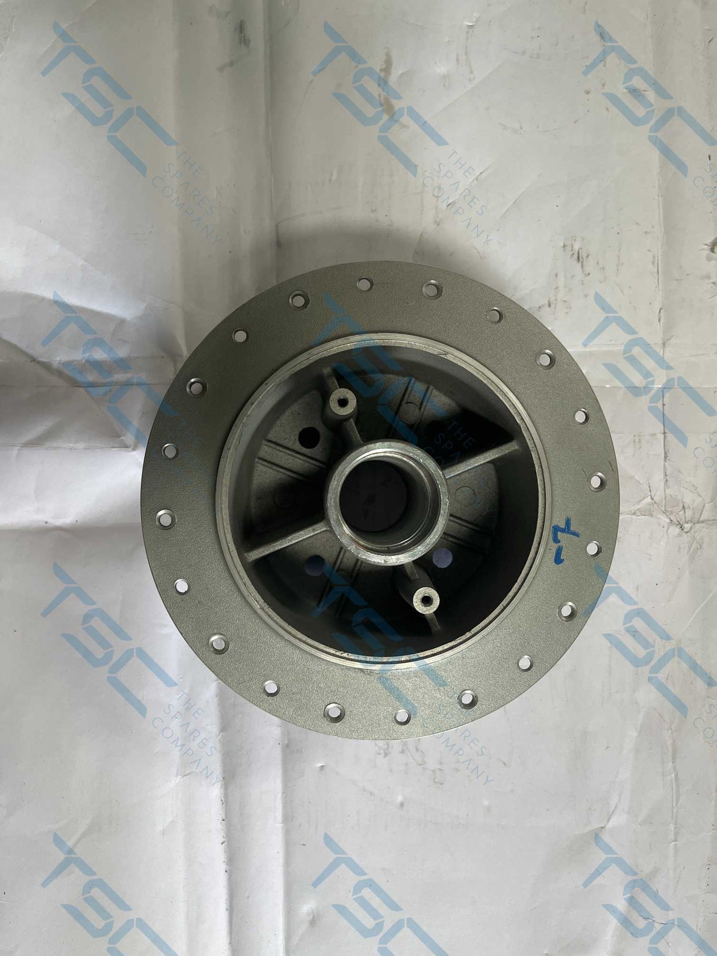 HUB REAR 6" SILVER