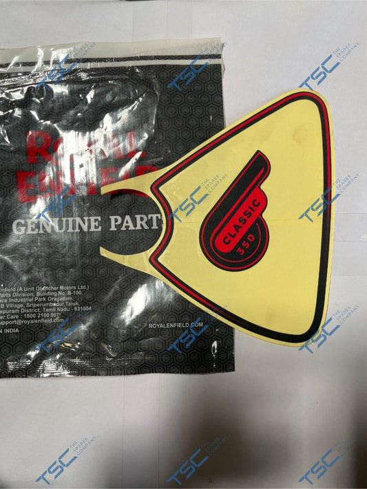 ROYAL ENFIELD_STICKER SIDE BOX LH-RED-BLACK