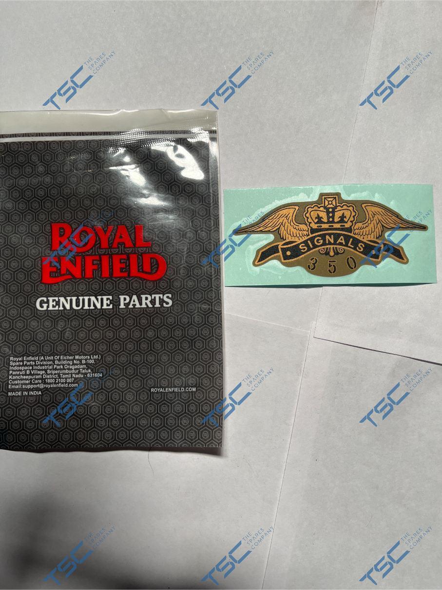 ROYAL ENFIELD_DECAL 2.5D-SIDEPANEL SIGNAL DESERT STORM