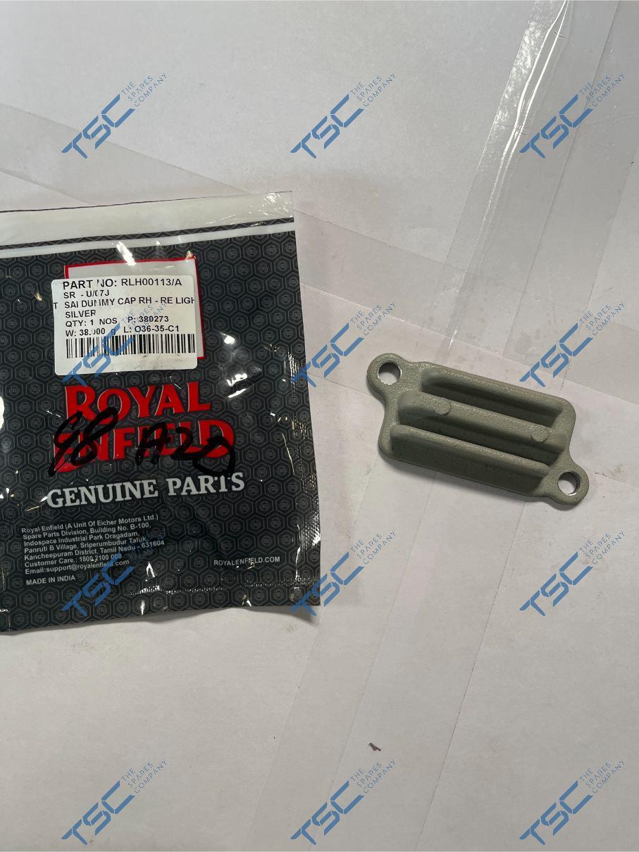 ROYAL ENFIELD_SAI DUMMY CAP RH - RE LIGHT SILVER