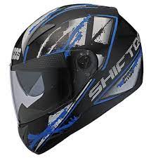 Studds helmet FULL- FACE SHIFTER D5 DÉCOR N1 (BLUE) Size-580 Size-L