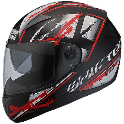 Studds helmet FULL- FACE SHIFTER D5 DÉCOR N2 (RED) Size-580 Size-L