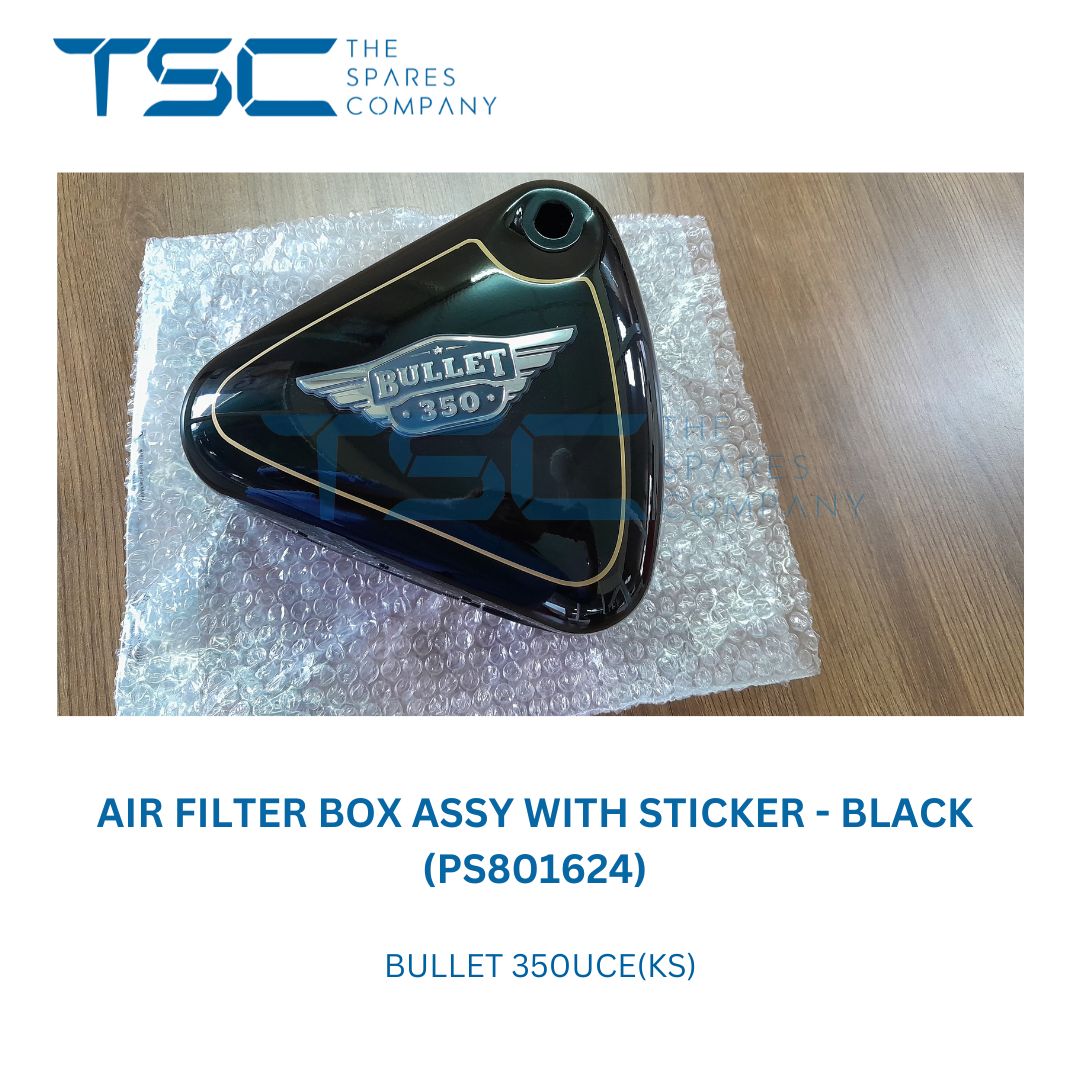 AIR FILTER BOX ASSY WITH STICKER - BLACK (PS801624)