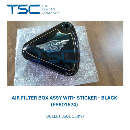 AIR FILTER BOX ASSY WITH STICKER - BLACK (PS801624)